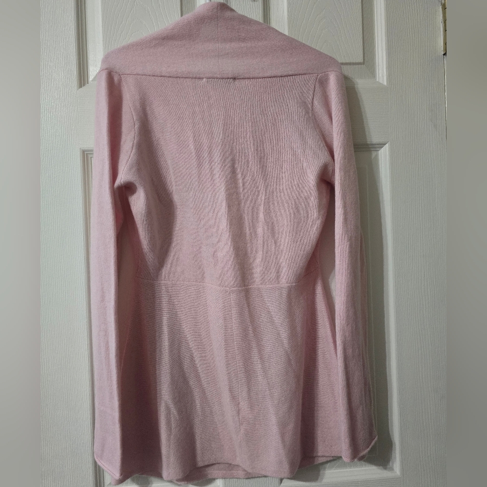 Raffi Cashmere Cowlneck Tunic Sweater in Light Pink, Lagenlook, Sz Small, EUC! - Picture 8 of 13